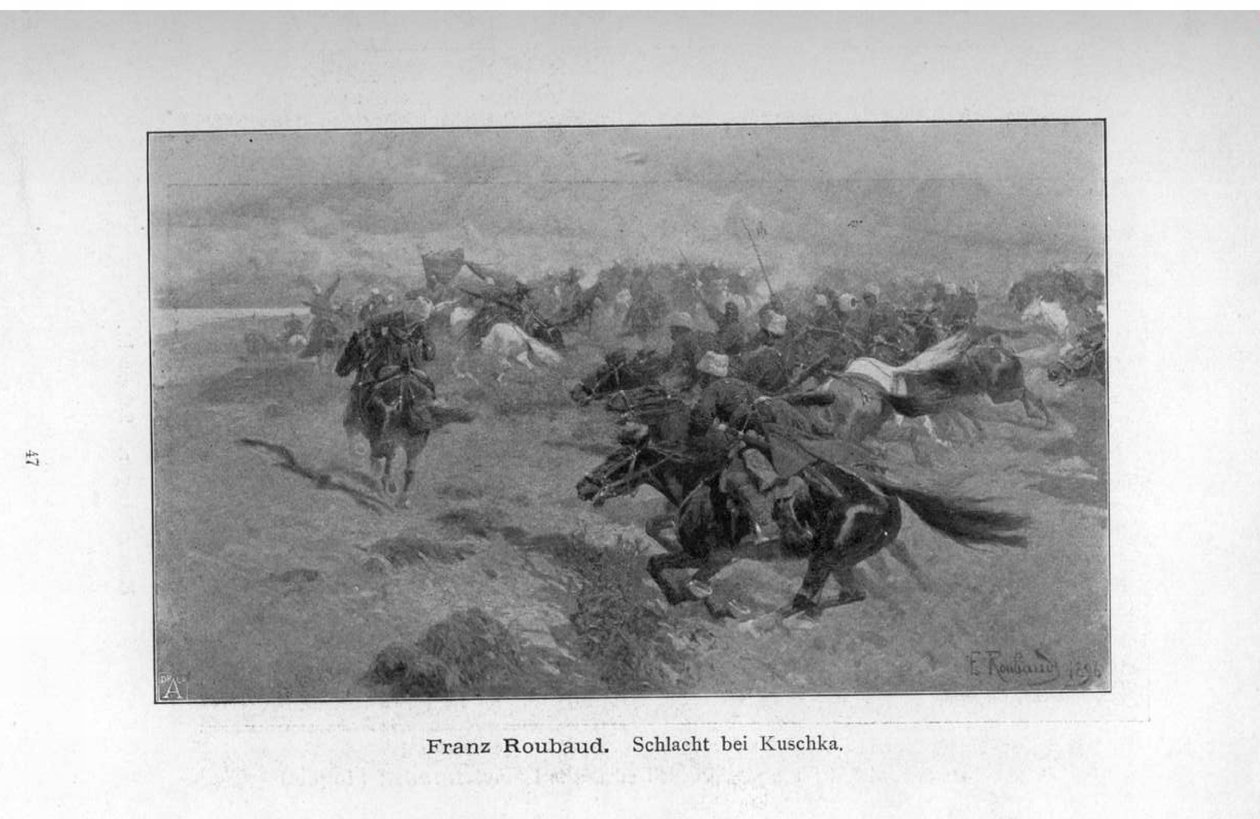 Batalha de Kushka de Franz Roubaud