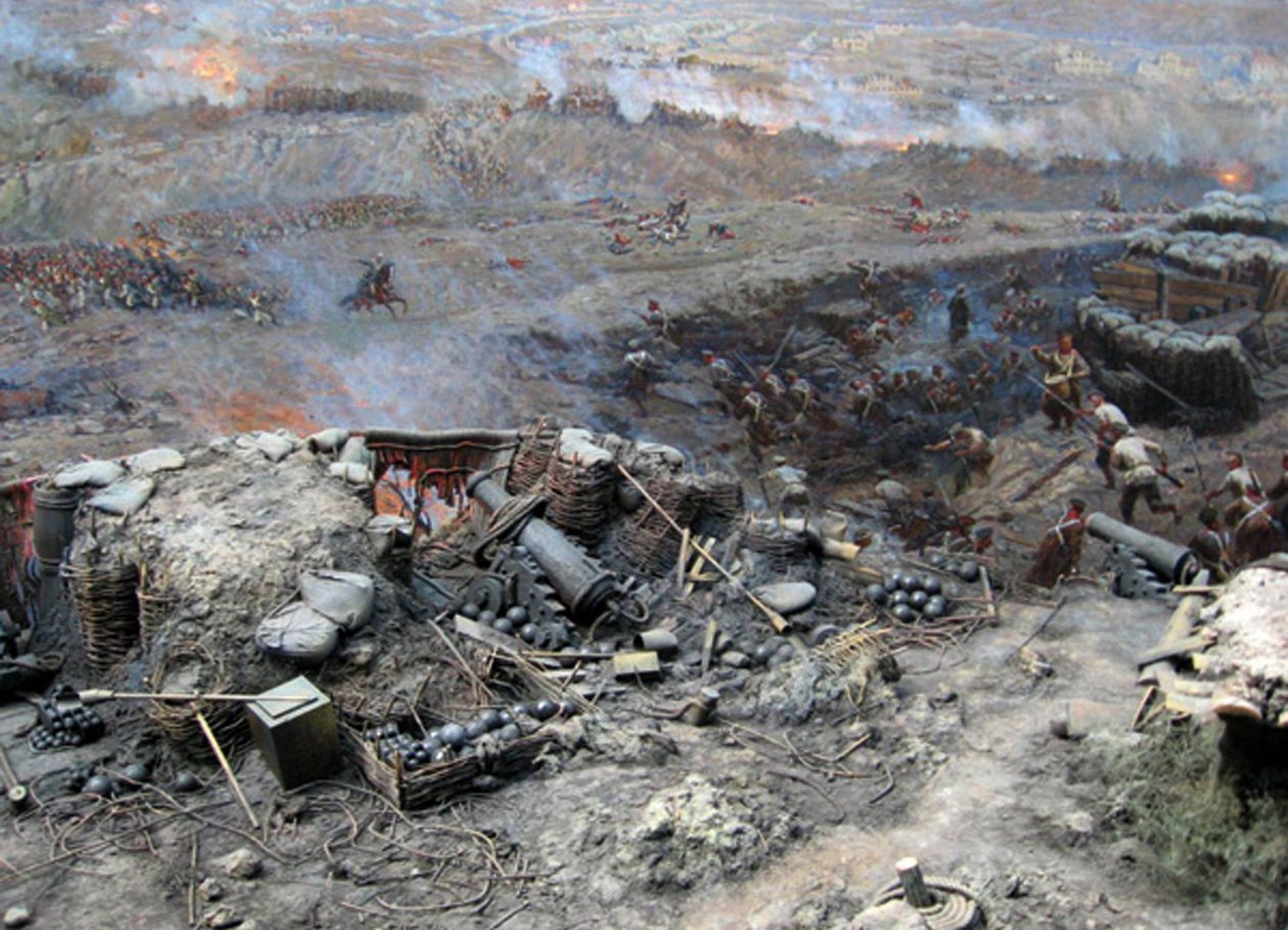 O cerco do panorama de Sevastopol (mídia mista) de Franz Roubaud