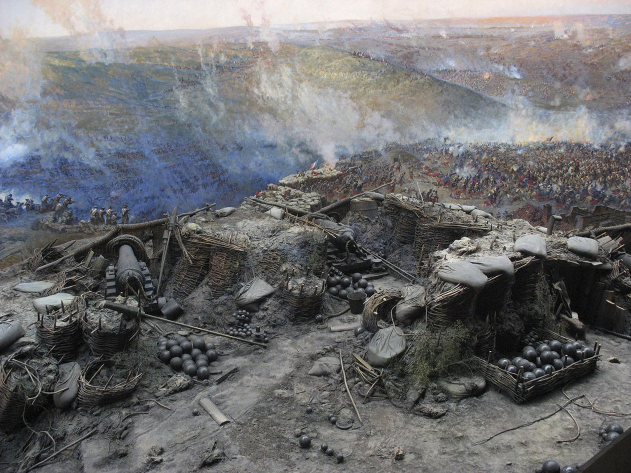 O cerco do panorama de Sevastopol (mídia mista) de Franz Roubaud