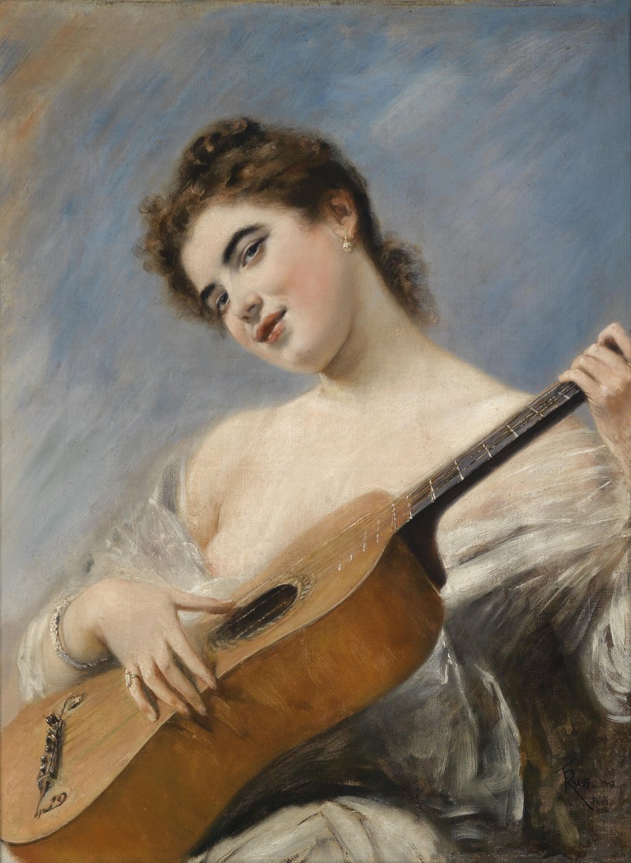 O guitarrista de Franz Russ jun.