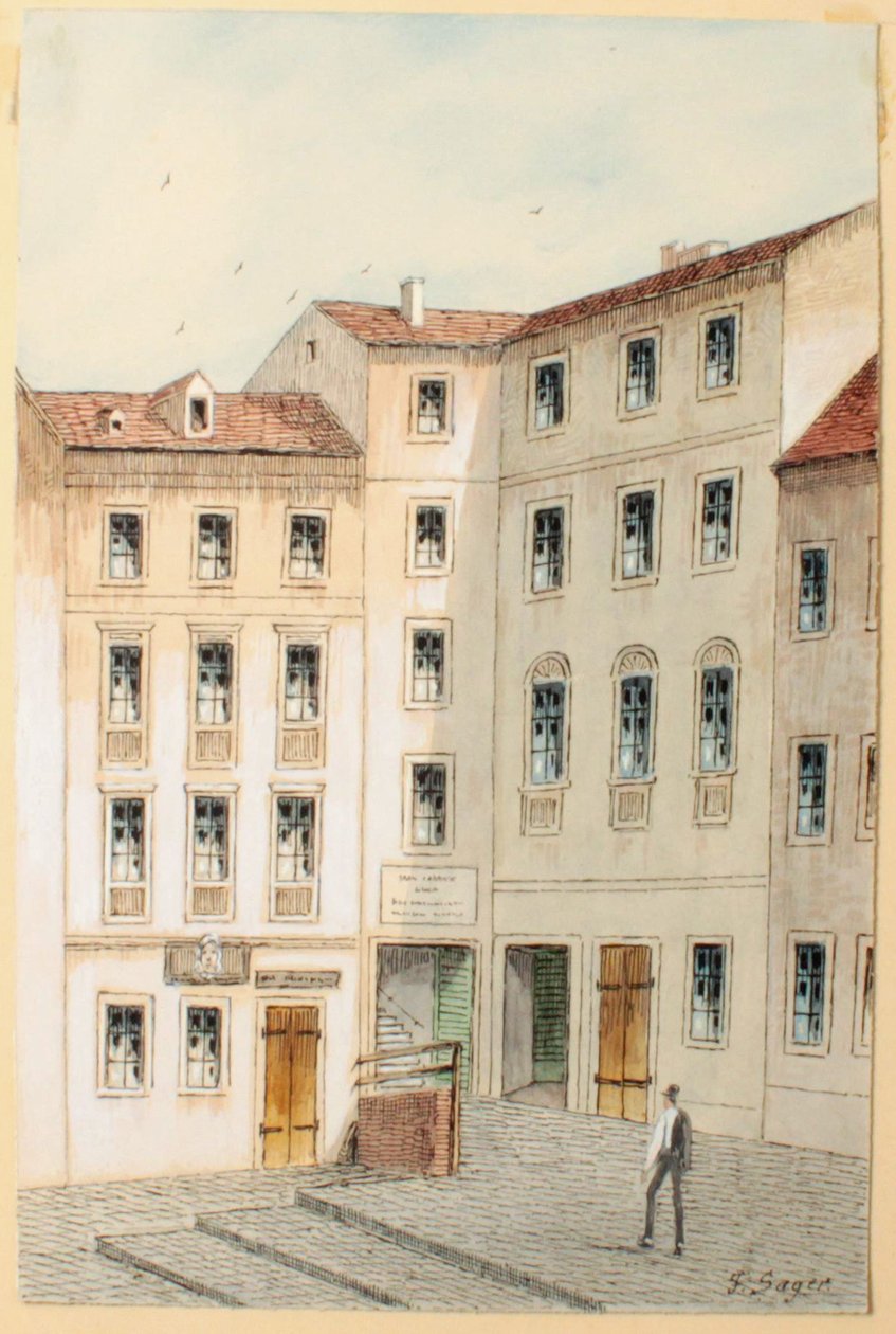 Um beco em Viena de Franz Sager