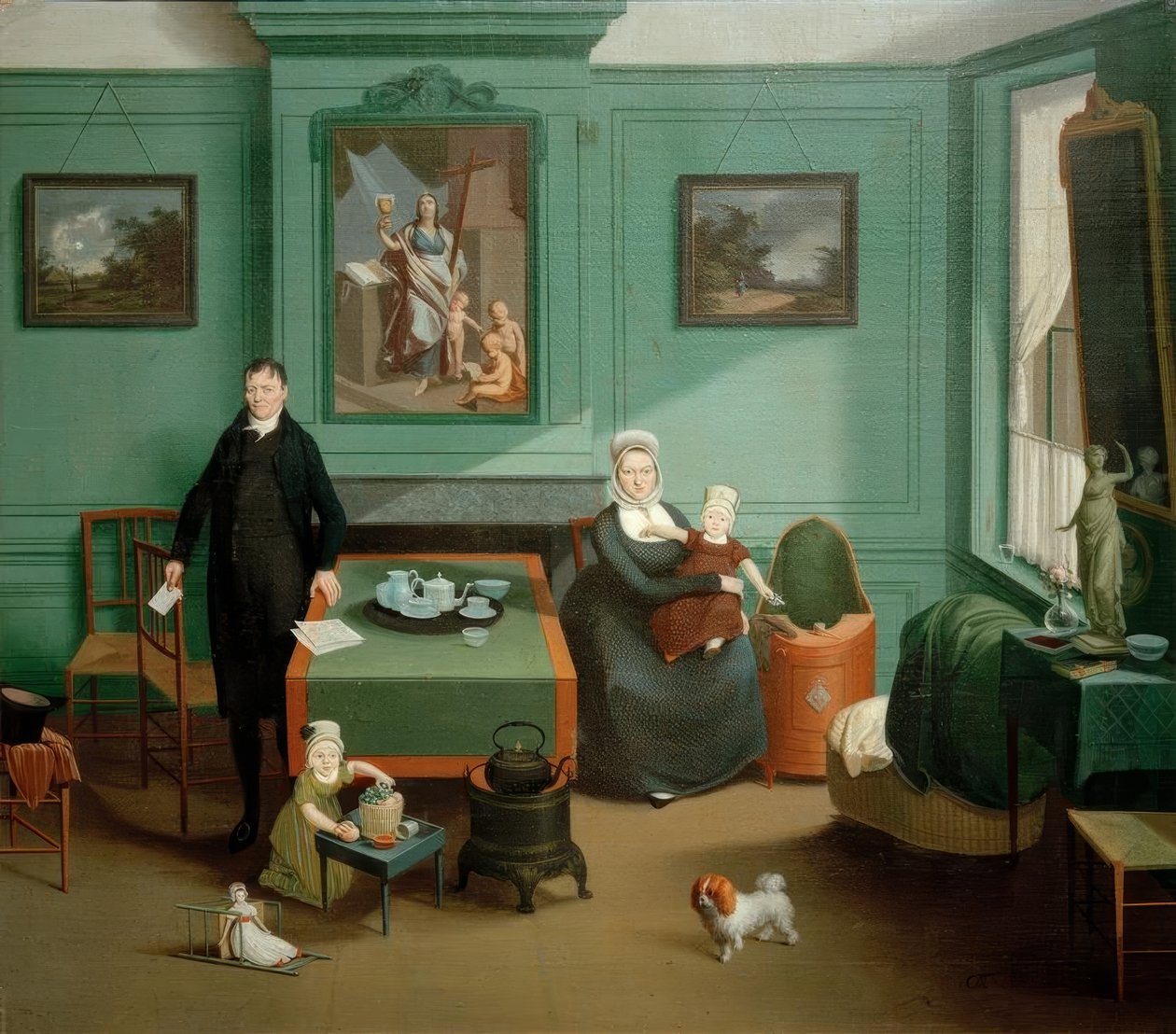 Retrato de uma família de Franz Schrank