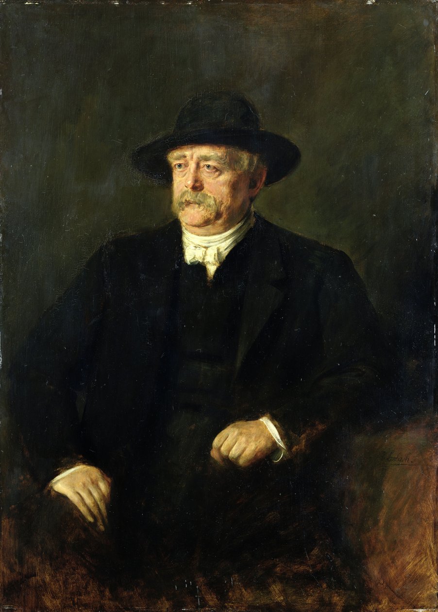 Chanceler Otto von Bismarck (1815-1898), 1849 de Franz Seraph von Lenbach