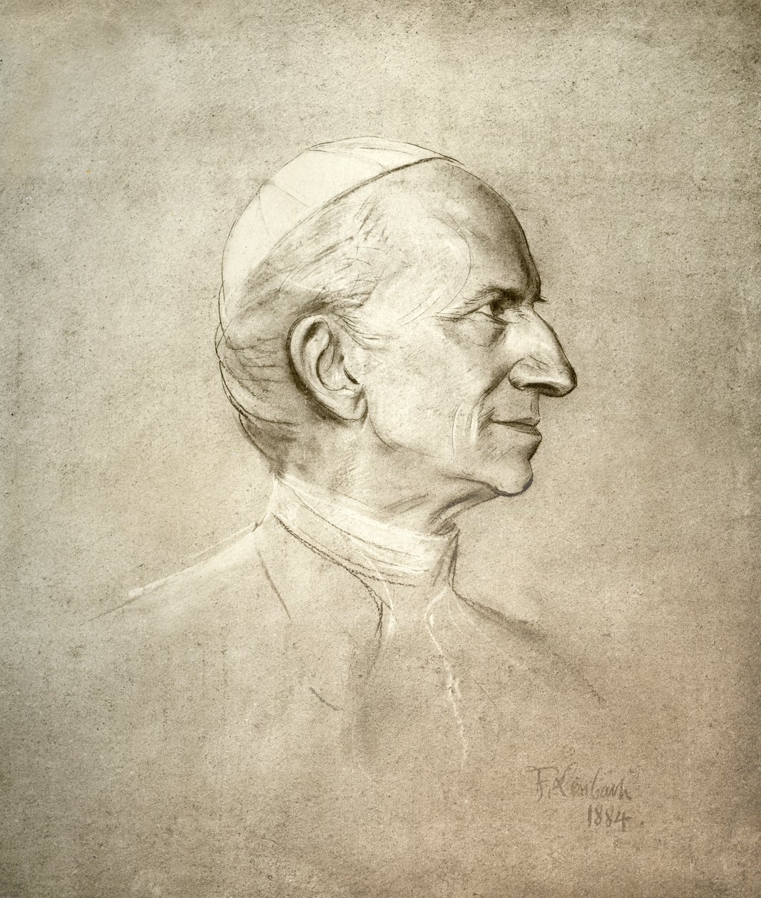 Papa Leão XIII de Franz Seraph von Lenbach