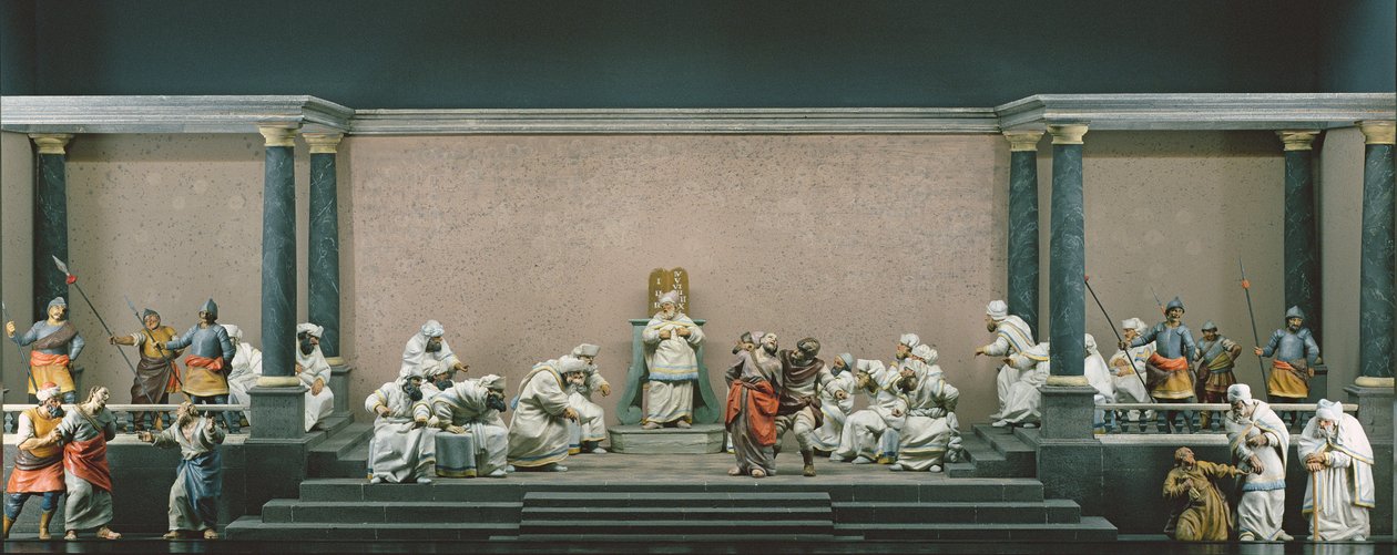 Cristo diante de Caifás de Franz Xaver Nissl
