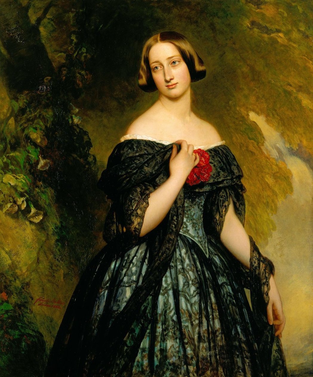 Duquesa de Alexandrina Saxe Coburg de Franz Xaver Winterhalter