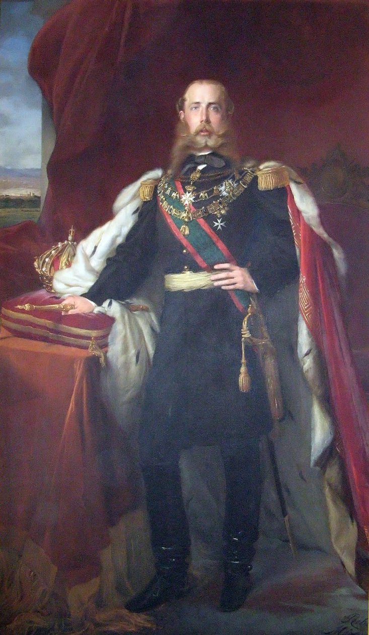 Imperador Don Maximiliano I do México de Franz Xaver Winterhalter