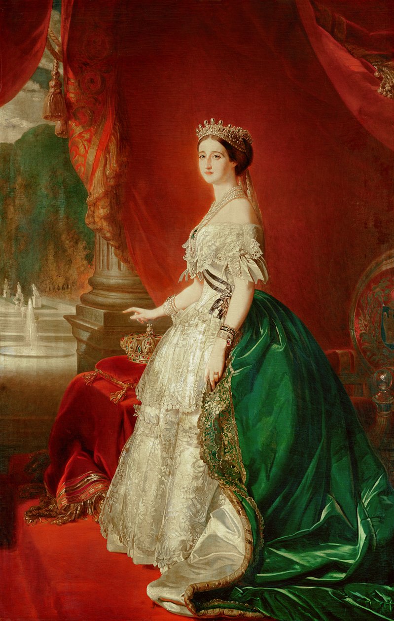 Imperatriz Eugenie da França (1826-1920) esposa de Napoleão Bonaparte III (1808-1873) de Franz Xaver Winterhalter
