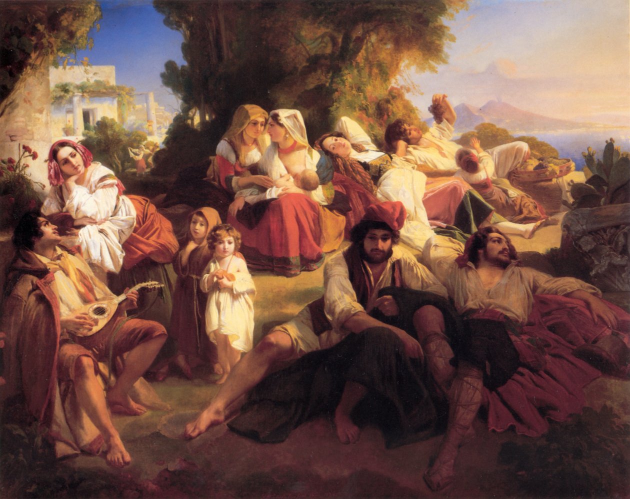 O doce não fazendo nada de Franz Xaver Winterhalter