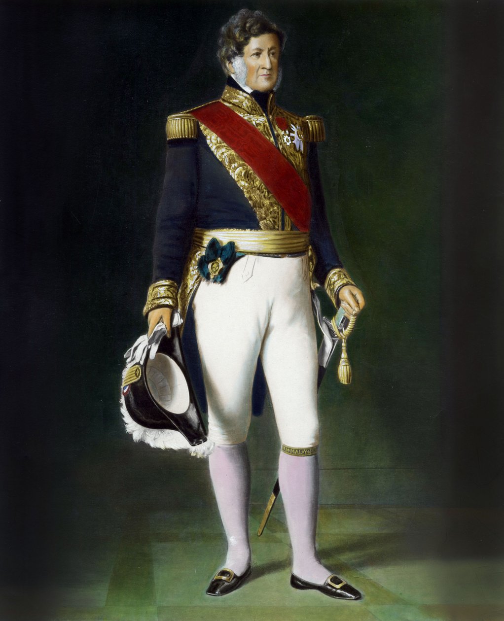 Óleo de rei Louis-Philippe em tela de Franz Xaver Winterhalter