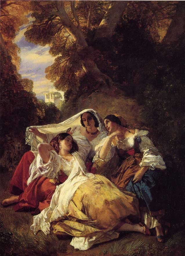 A sesta de Franz Xaver Winterhalter
