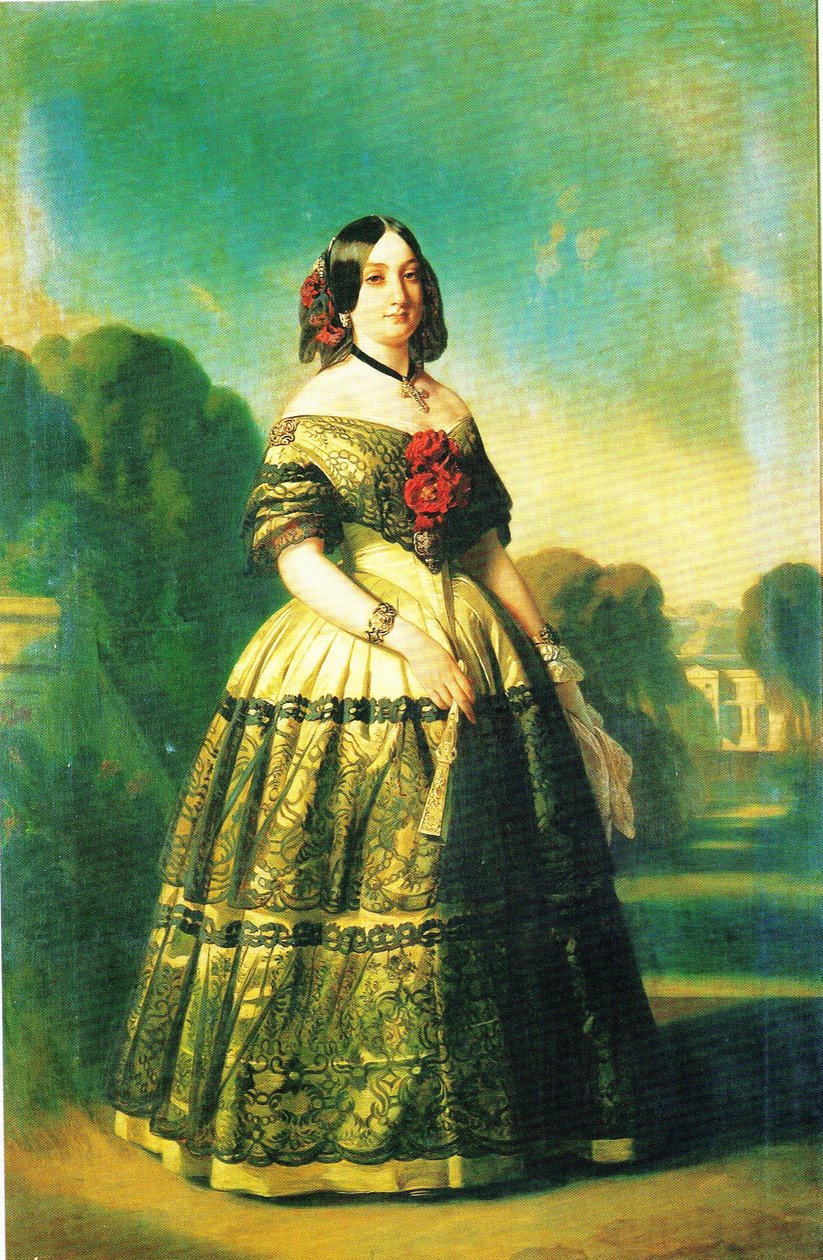 A Infanta Luisa Fernanda de Borbón de Franz Xaver Winterhalter