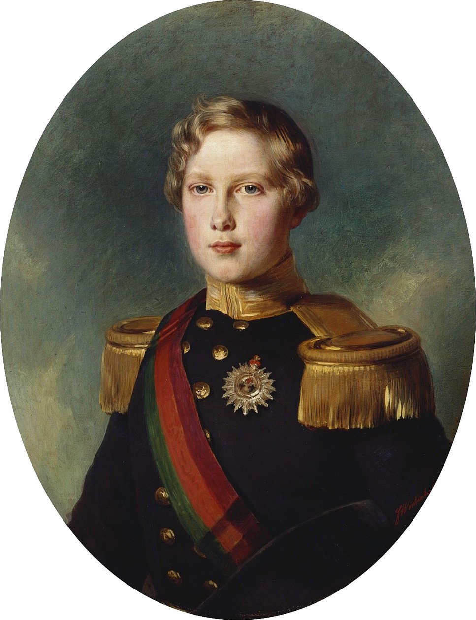 Luís I, rei de Portugal de Franz Xaver Winterhalter