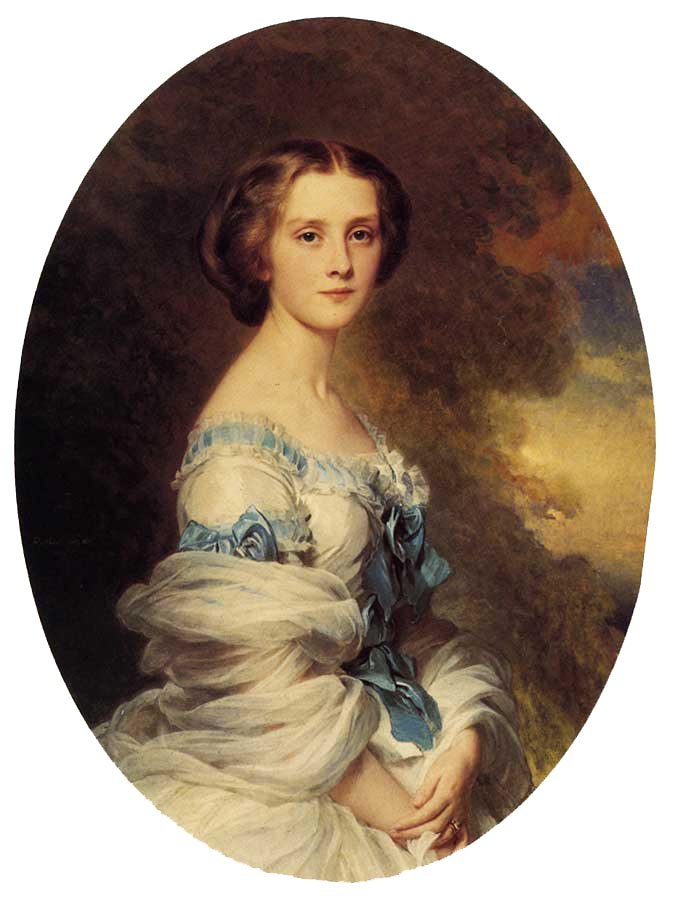 Melanie de Bussiere, condessa Edmond de Pourtalès de Franz Xaver Winterhalter