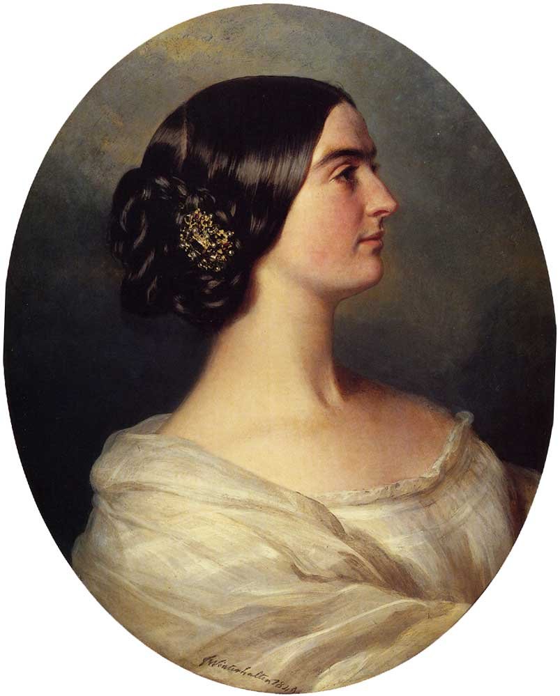 Retrato de Charlotte Stuart de Franz Xaver Winterhalter