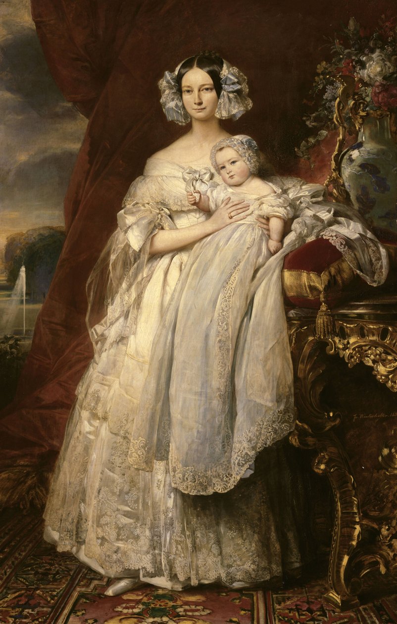 Retrato de Helena de Mecklemburg de Franz Xaver Winterhalter