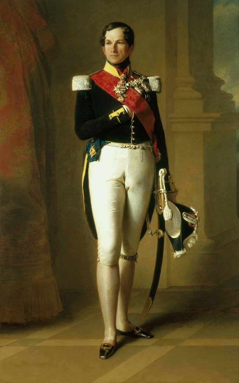 Retrato de Leopoldo I da Bélgica de Franz Xaver Winterhalter