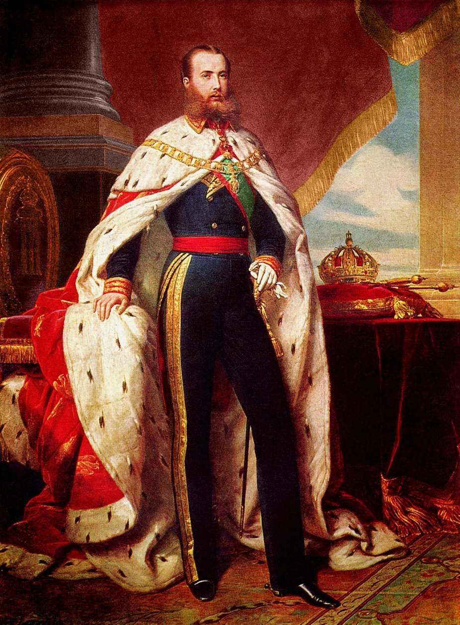 Retrato de Maximiliano I do México de Franz Xaver Winterhalter