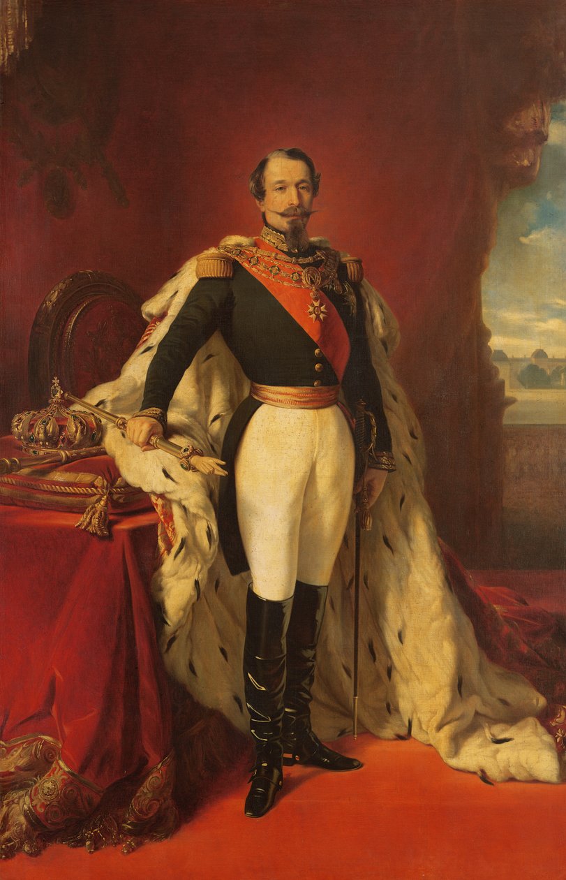 Retrato de Napoleão III (1808-1873) Imperador da França de Franz Xaver Winterhalter