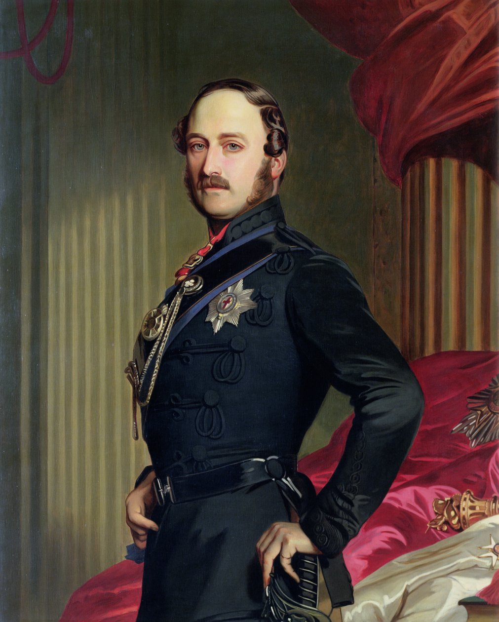Retrato do príncipe Albert (1819-61) 1859 de Franz Xaver Winterhalter