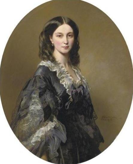 Retrato da princesa Elizaveta Alexandrovna Tchernicheva de Franz Xaver Winterhalter