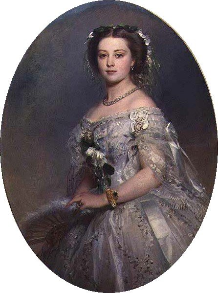 Retrato de victoria, princesa real de Franz Xaver Winterhalter