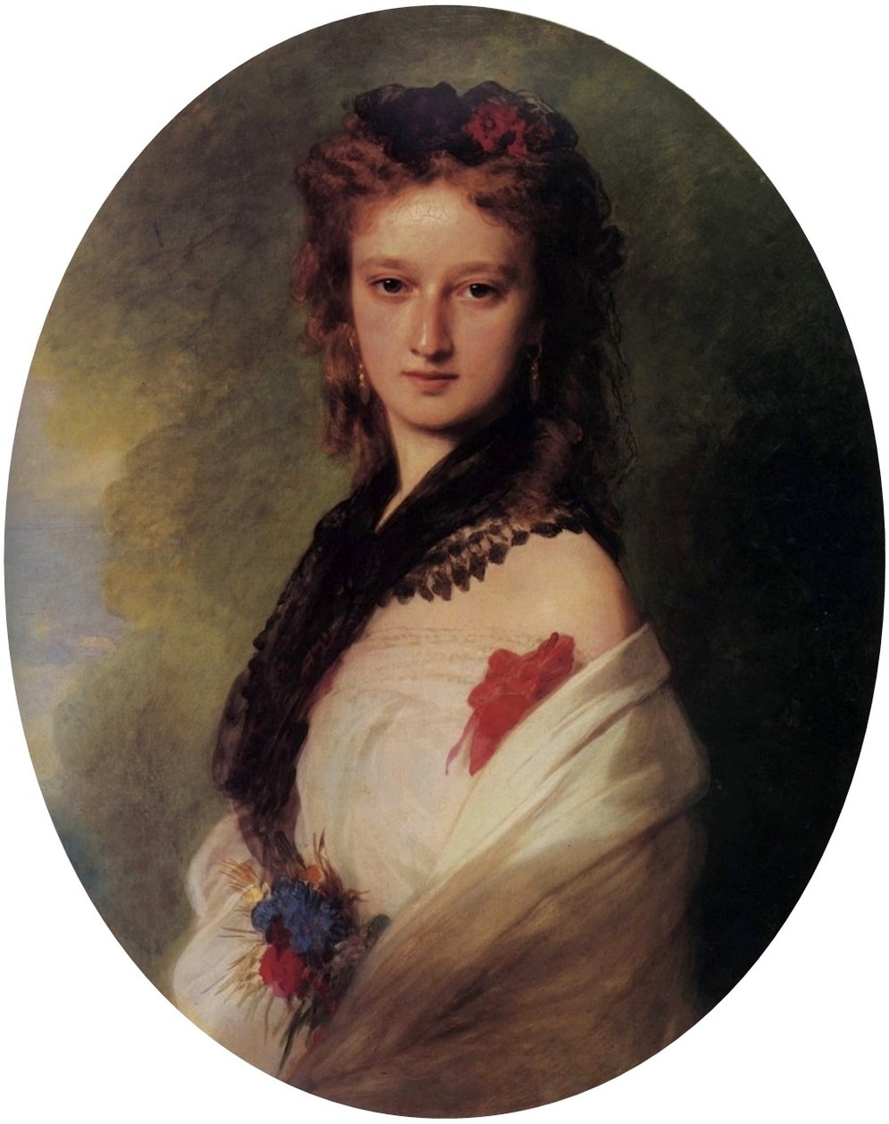 Retrato de Zofia Zamoyska née Potocka de Franz Xaver Winterhalter