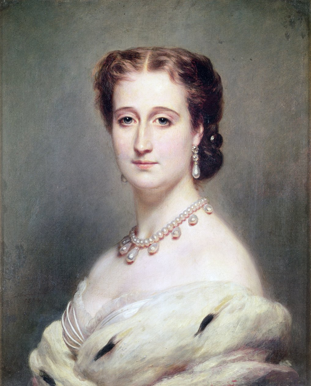 Retrato da Imperatriz Eugenie (1826-1920) de Franz Xaver Winterhalter