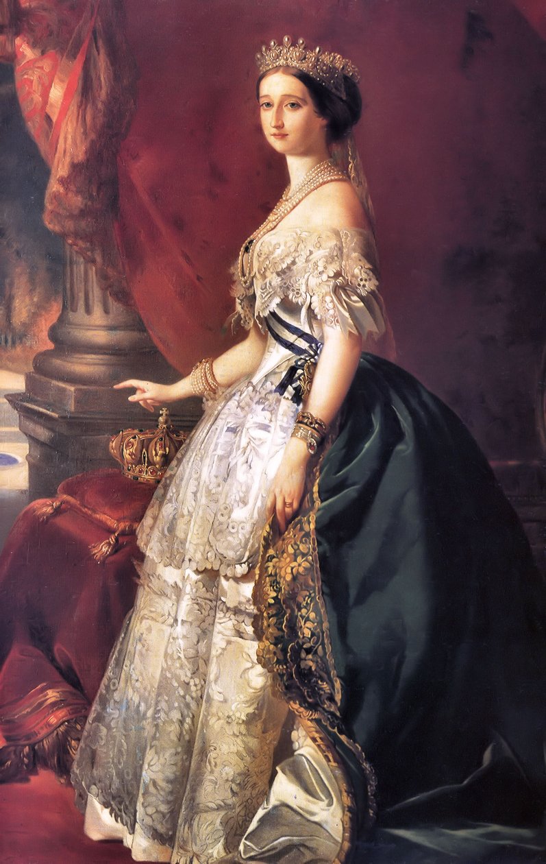 Retrato da Imperatriz Eugénie de Franz Xaver Winterhalter
