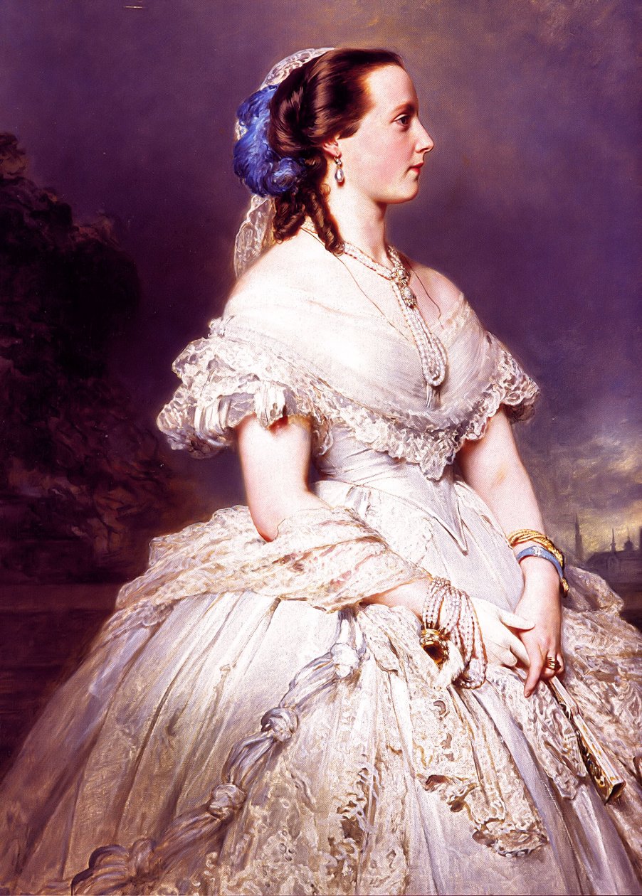 Retrato da Rainha Maria Hendrika de Franz Xaver Winterhalter