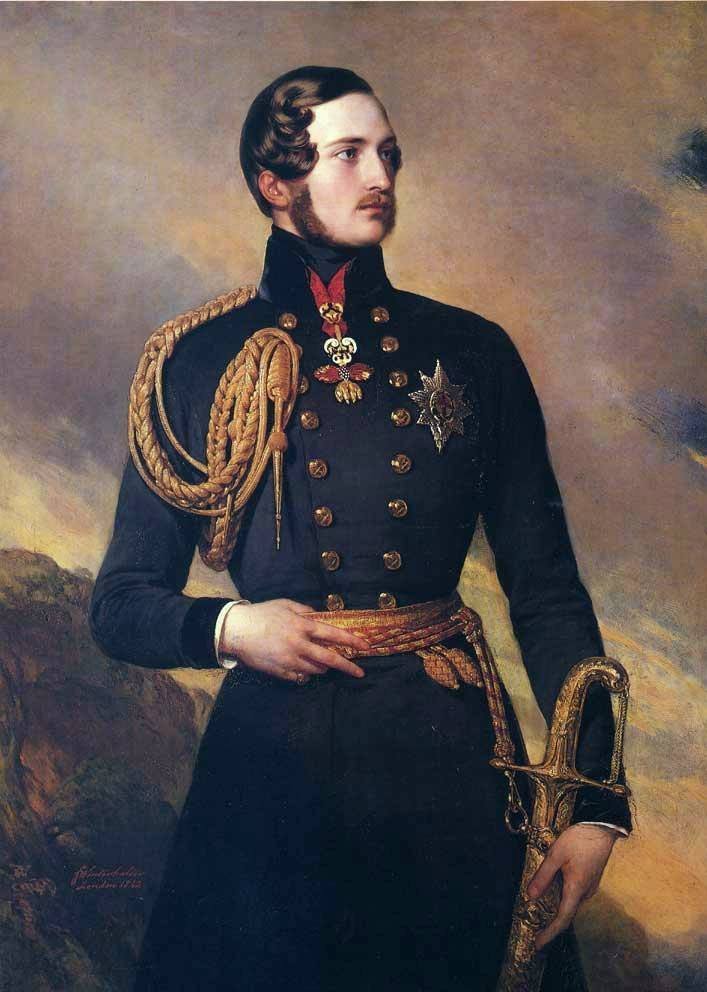 Príncipe Albert de Saxe-Coburgo e Gotha usando o Velocino de Ouro de Franz Xaver Winterhalter