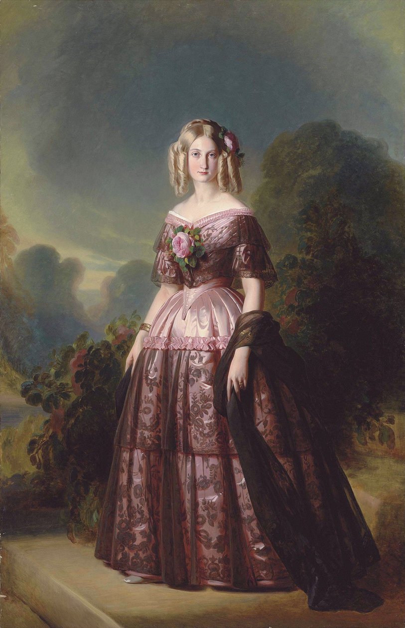 Princesa Maria Carolina Augusta de Bourbon de Franz Xaver Winterhalter