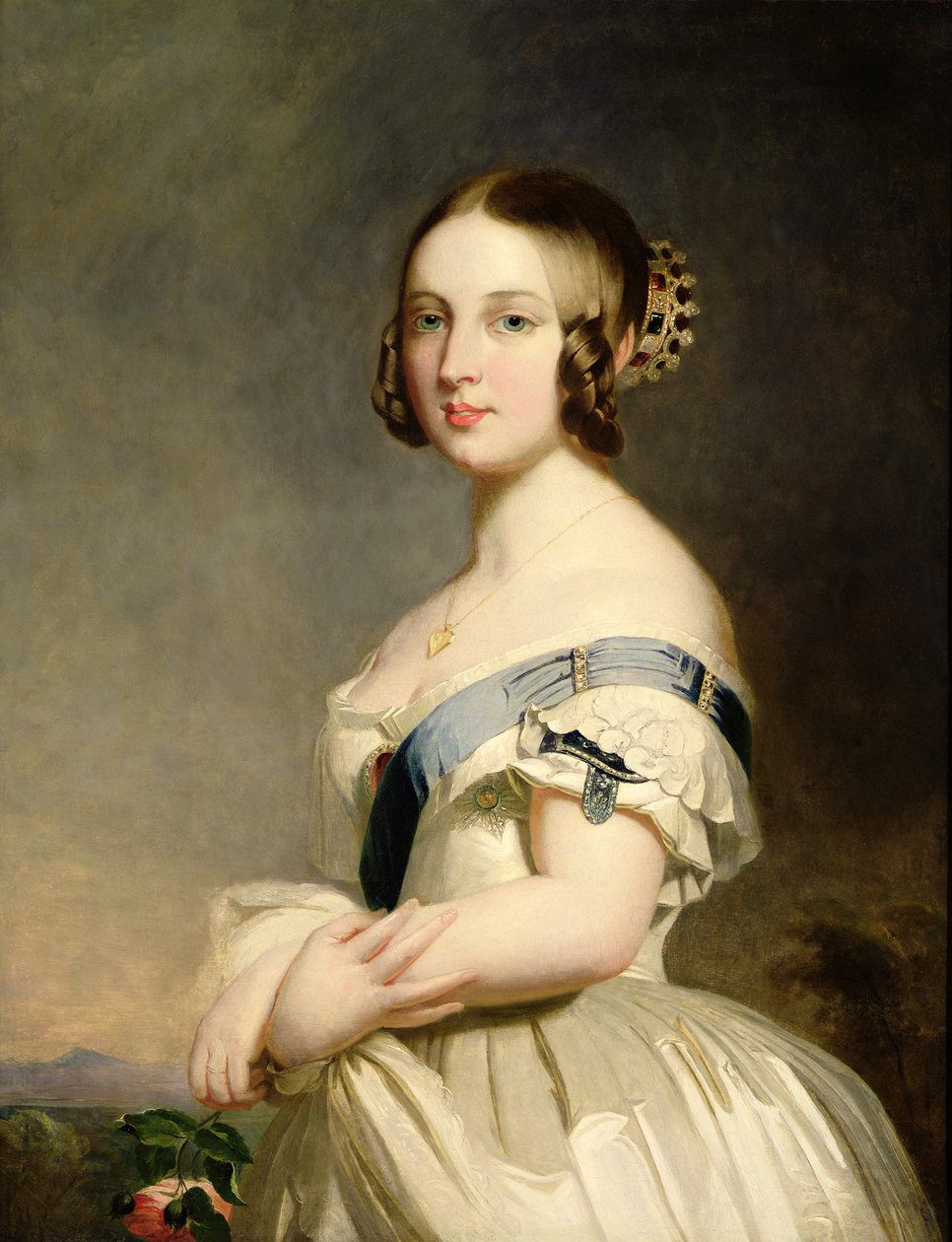 Rainha Vitória (1819-1901) (ver também 15318 e 159010) de Franz Xaver Winterhalter