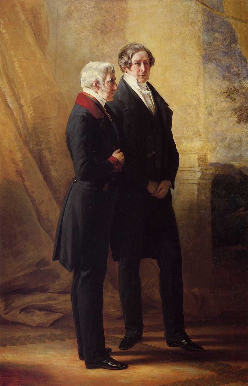O duque de Wellington e Sir Robert Peel de Franz Xaver Winterhalter
