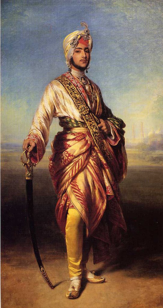 O rei Duleep Singh de Franz Xaver Winterhalter