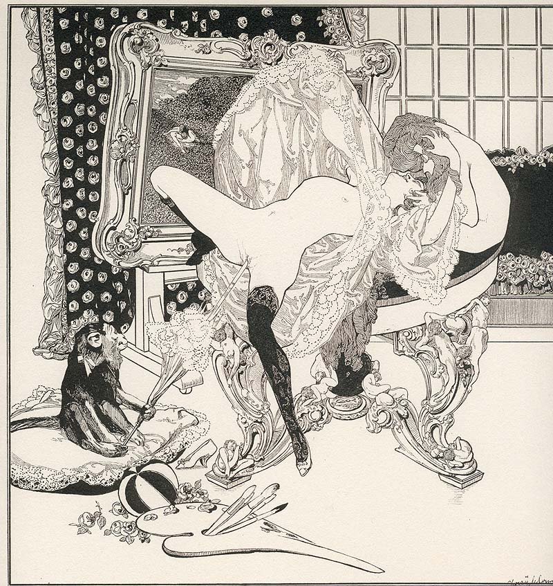 Lá Toilettentischn de Franz von Bayros