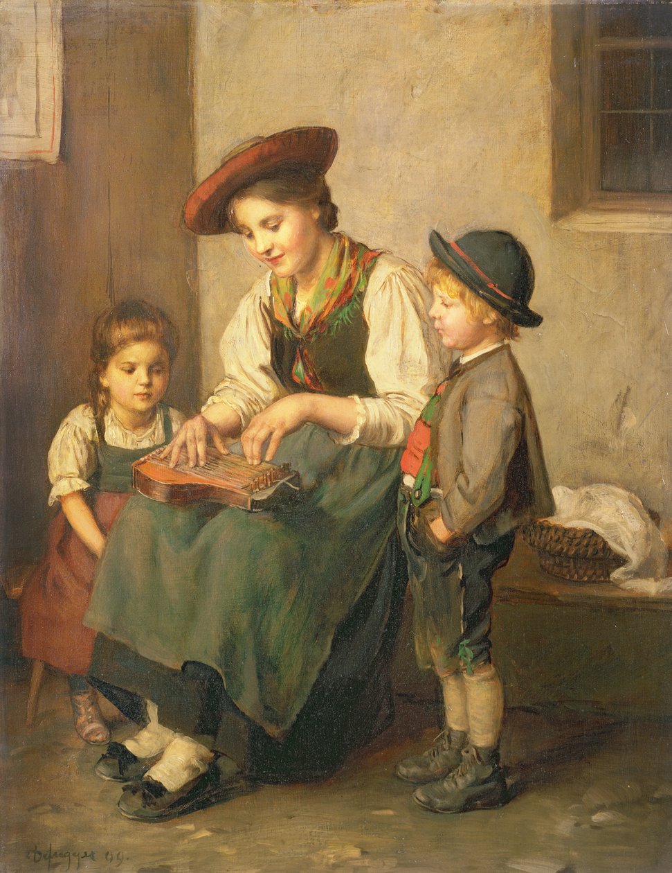 O jogador da cítara de Franz Defregger