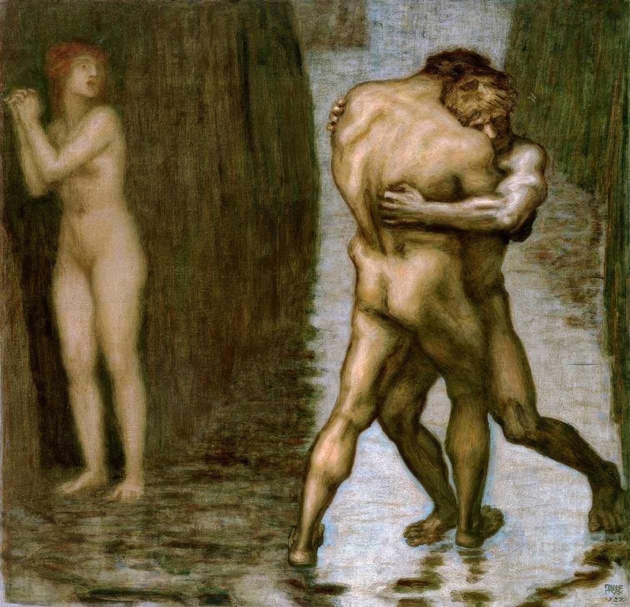 Lute pela esposa de Franz von Stuck
