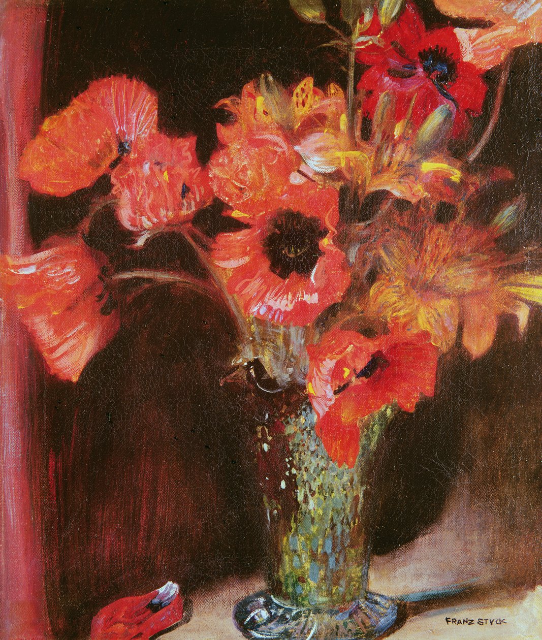 Ainda vida, c.1893 de Franz von Stuck