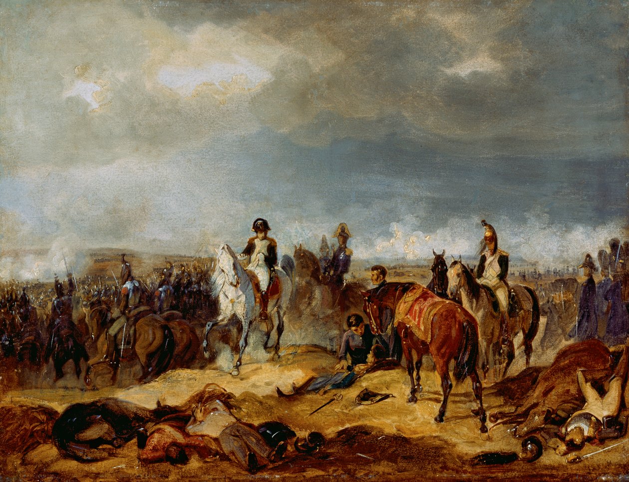 Alemão: Napoleão no campo de batalha de Franz Adam
