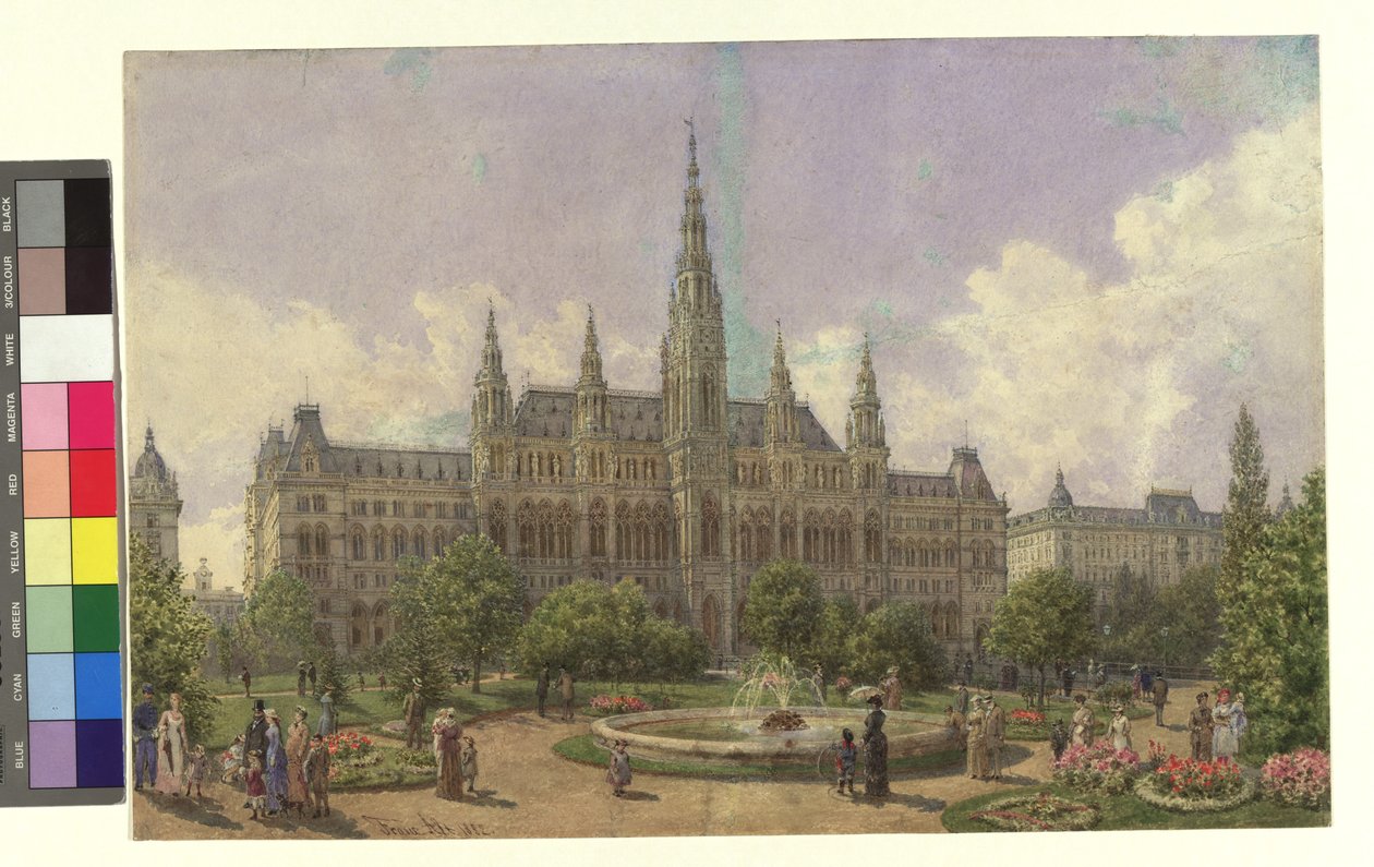 Nova Câmara Municipal de Viena de Franz Alt
