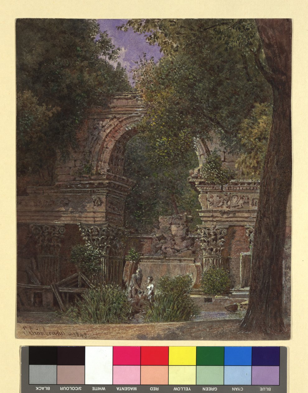 XII. Schönbrunn/Jardim de Franz Alt