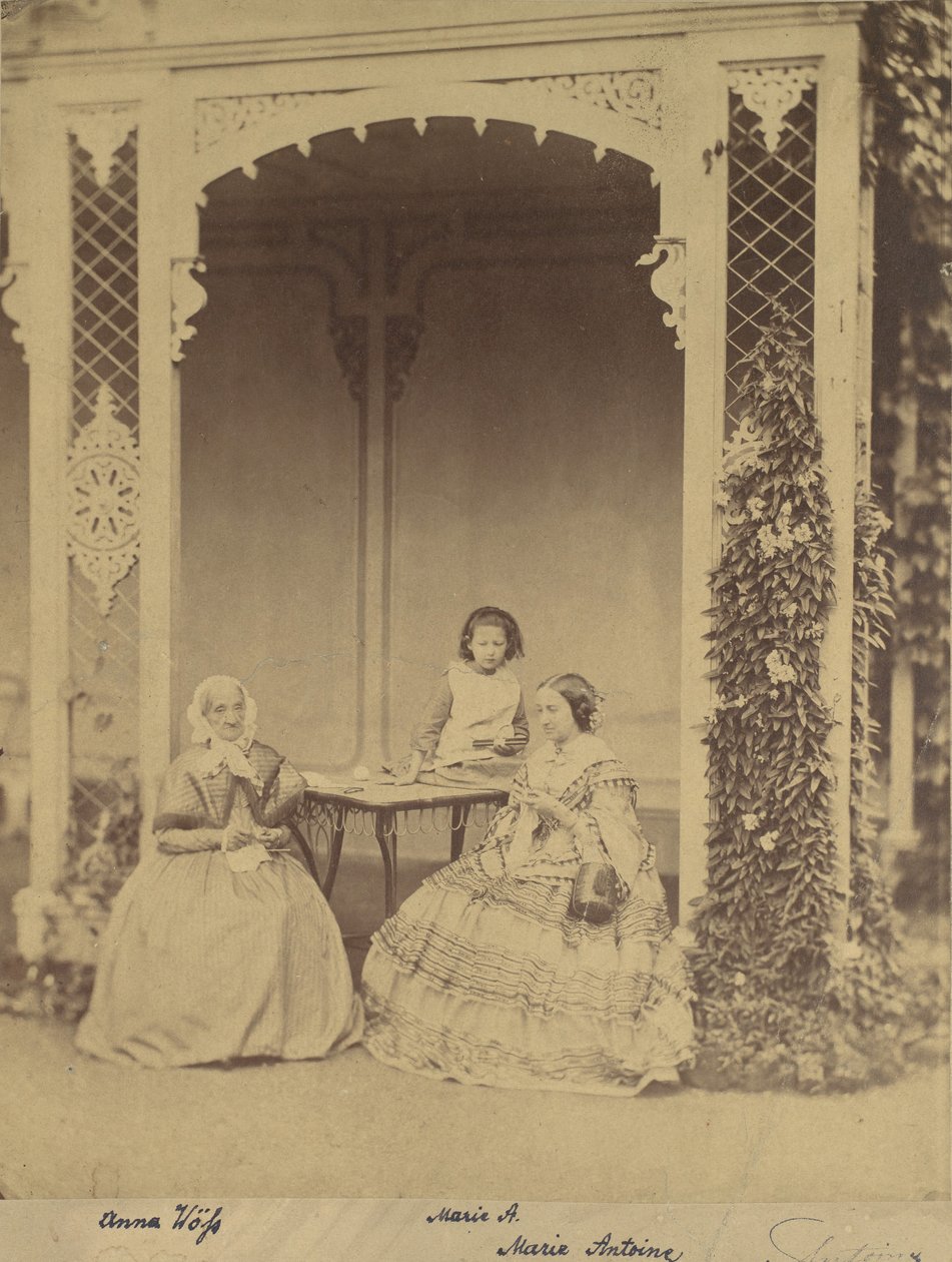 Anna Wöss, Marie e Marie Antoine, 1850-60. de Franz Antoine