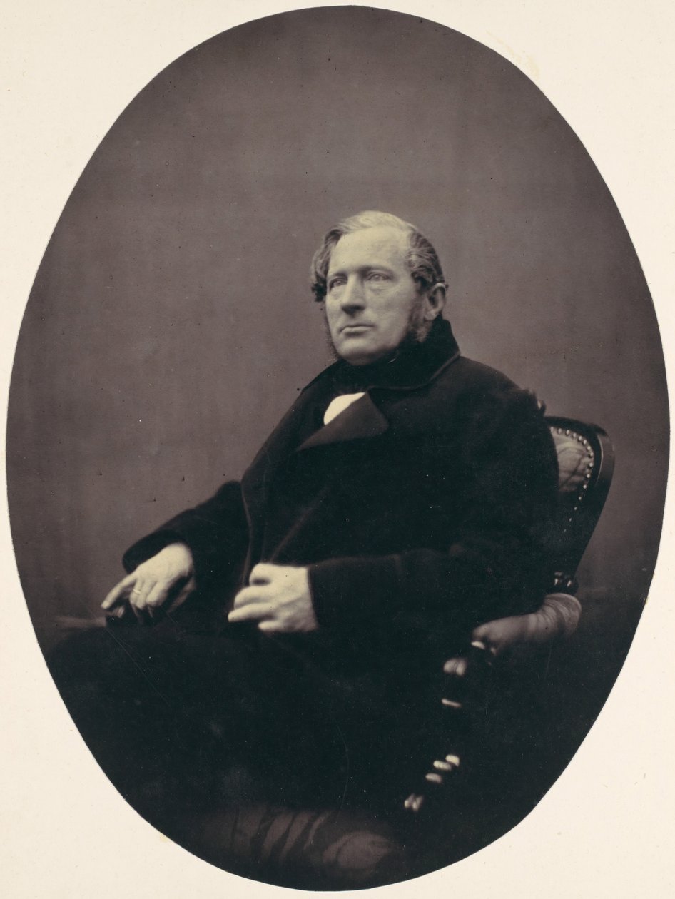 [Homem sentado na poltrona], 1850-60s. de Franz Antoine