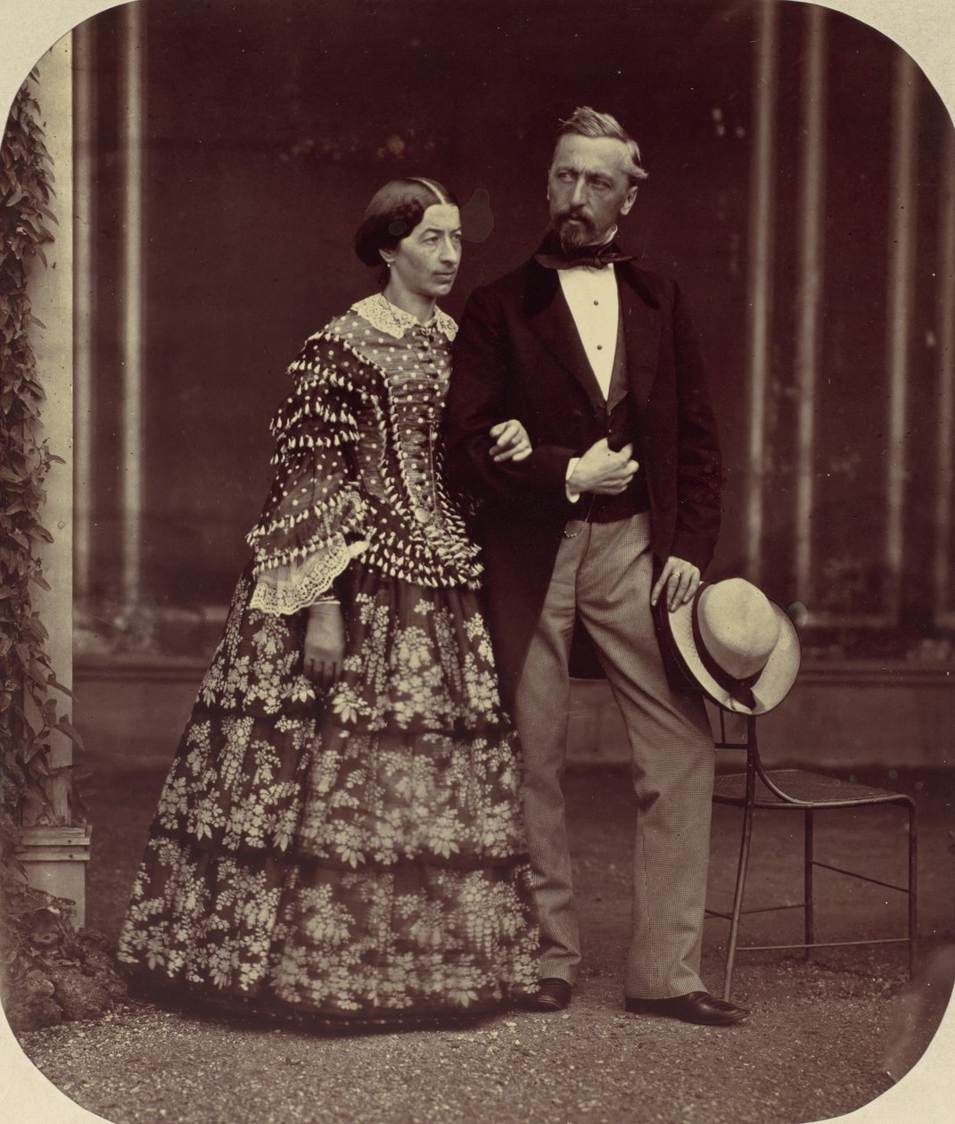 Mathias e Elise Hoeusermann, 1850-60s. de Franz Antoine