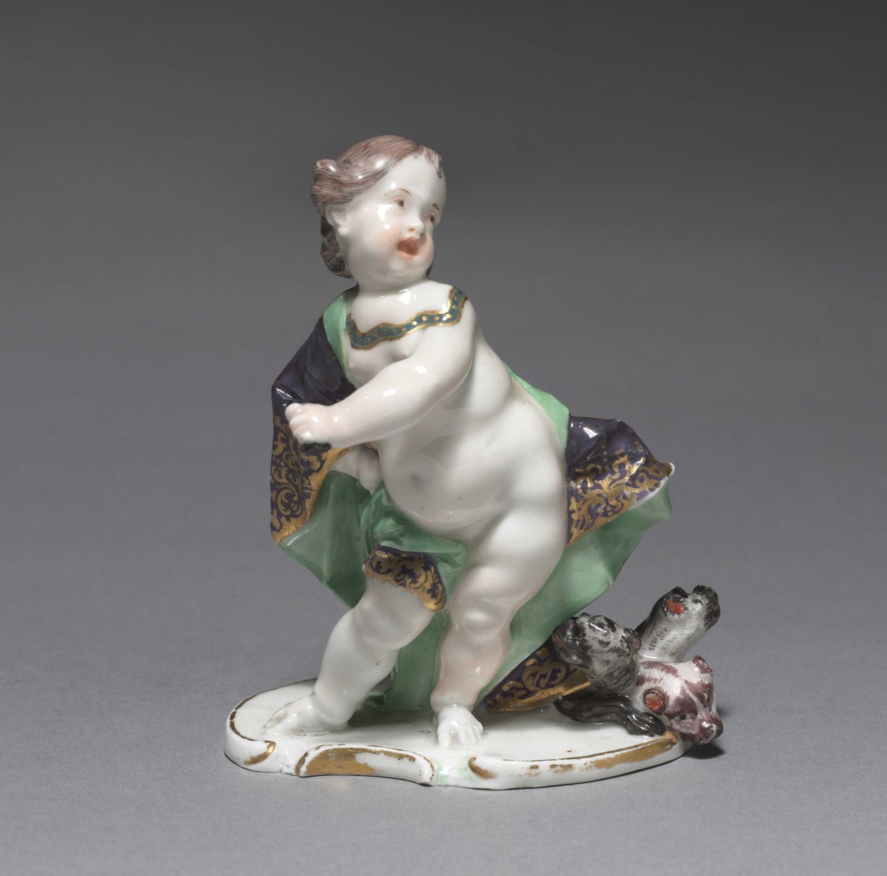 Plutão, fabricante Nymphenburg Porcelain Factory, c.1760 de Franz Anton Bustelli