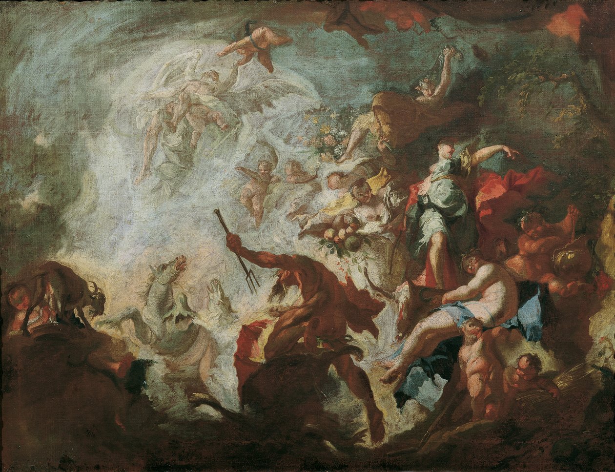 Alegoria da Idade de Ouro de Franz Anton Maulbertsch