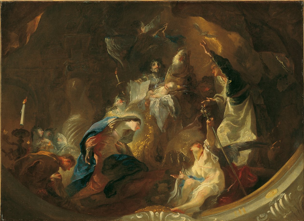 Oferta no templo de Franz Anton Maulbertsch