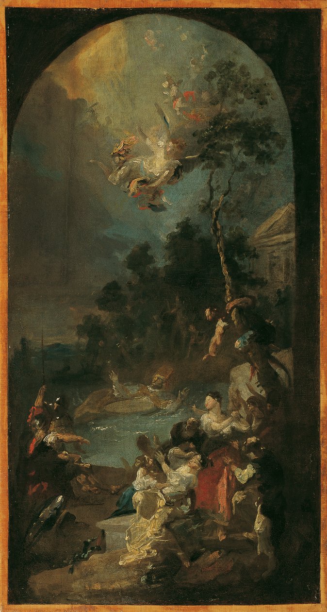Você dá o martyrium des heiligen Quirinus de Franz Anton Maulbertsch