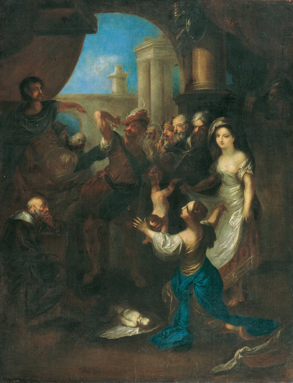 O julgamento de Salomão de Franz Anton Maulbertsch